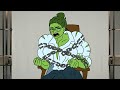 SHE HULK TIED UP WITH CHAIN - TRANSFORMATION ANIMATION 🎆 ENJOy WATCHIng