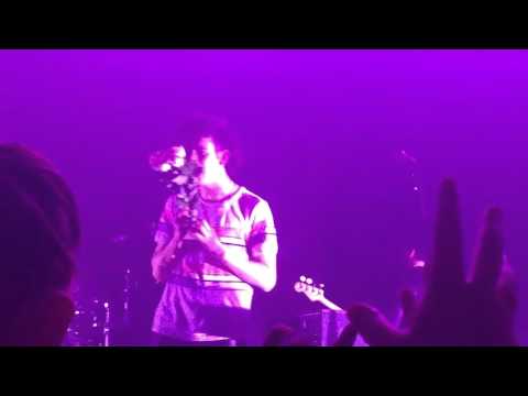 The 1975 // fans throwing roses on stage (Stockholm)