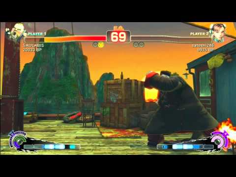 SSF4 Rank Match  SAULABIS (RU)  vs  satoshi246 (CH)