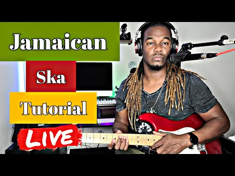 How To Play - Jamaican Ska On Guitar/ Live Tutorial