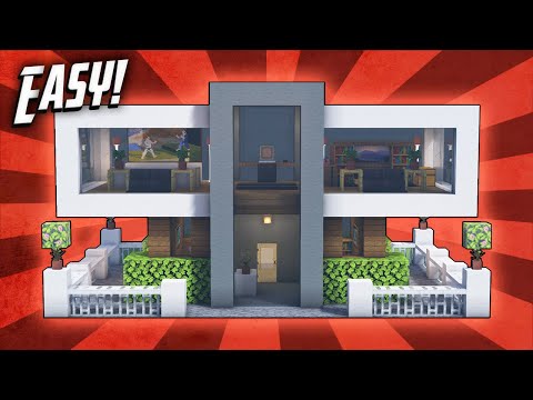 Minecraft: How To Build A Modern House Tutorial (#41)