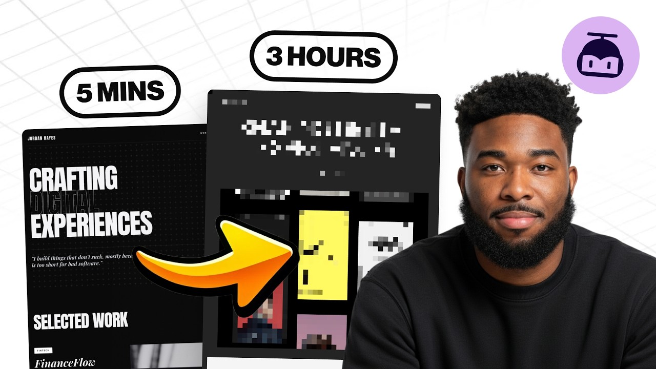 I Used UX Pilot to Design a Portfolio in 5 MIN vs 30 MIN vs 3 HOURS