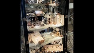 DIY Christmas Curio Display