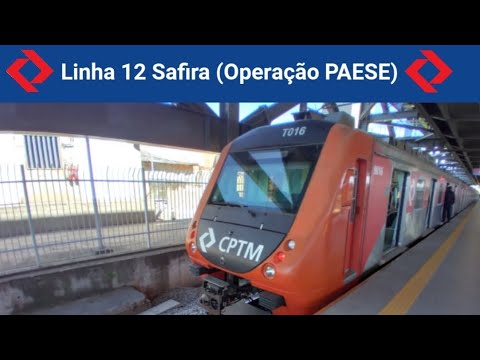 Confira o dia de operação PAESE na Linha 12 Safira (18/09/2022)