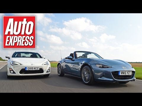 Mazda MX-5 vs Toyota GT86 track battle