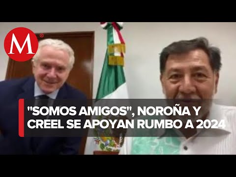 O diplomado Fernández Noroña foi convidado para Santiago Creel em sua transmissão no Facebook