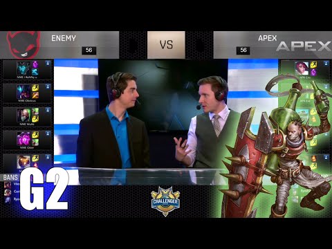 Enemy vs Apex (w/ Keane & Xpecial) Game 2 | Week 2 S6 NACS Spring 2016 | NME vs APX G2 W2