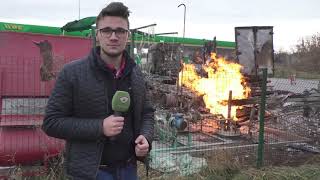 На автозаправці під Харковом спалахнула пожежа