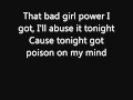 Nicole Scherzinger - Poison - Lyrics 
