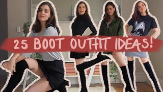 25 WAYS TO STYLE OVER-THE-KNEE BOOTS! | boot outfit ideas