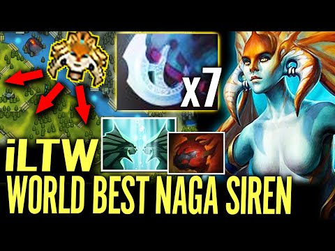 iLTW World Best Naga Siren Illusion Master - Dota 2 Pro Gameplay