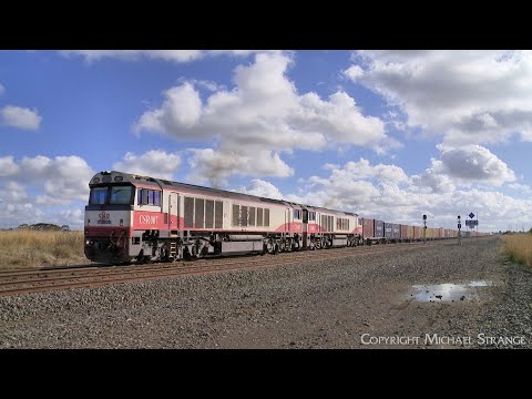 7922V SCT / SBR Dooen Container Train Departs Gheringhap Loop (13/4/2023) - PoathTV Railways