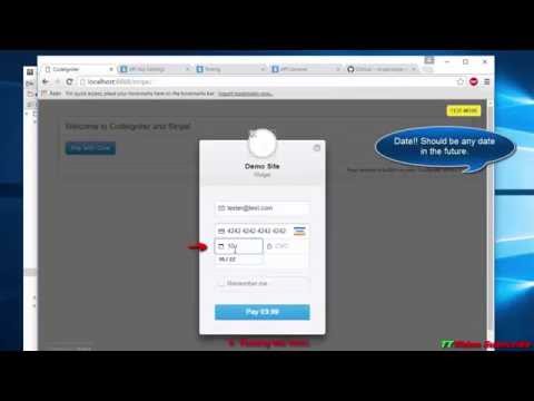 Codeigniter 3 and Stripe Integration HD 2016