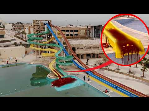 Wenn du BLUT in einem Wasserpark siehst, geh sofort raus und RENN! (ES IST NICHT SICHER)