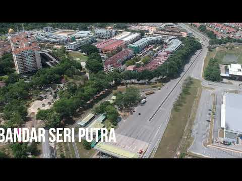 Bandar seri putra aeriel view