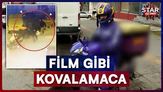 Kuryenin Arkasına Binen Polis Gündem Oldu! Yakalanma Anı Kamerada | Star Ana Hab