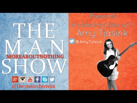 Singer Amy Tjasink in the studio