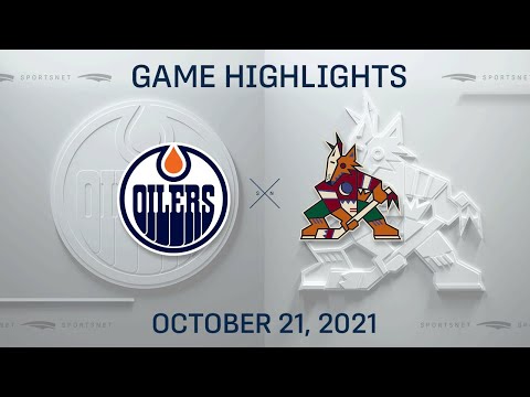 NHL Highlights | Oilers vs. Coyotes - Oct. 21, 2021
