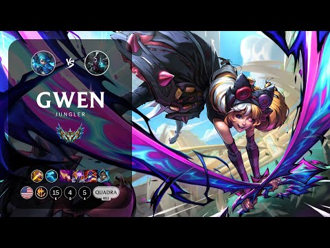 Gwen Jungle vs Ekko - NA Challenger Patch 13.15