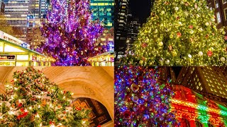 【旅行】ニューヨークで観るベスト クリスマスツリー集 (Saks Fifth Avenue Light Show有り) / New York Best Christmas Trees - 2019