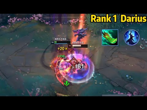 Rank 1 Darius: Spear of Shojin Darius Damage is CRAZY!