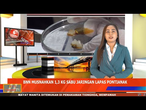 BNN Musnahkan 1,3 Kilogram Sabu Jaringan Lapas Pontianak