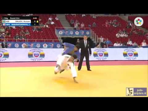 Judo 2014 Grand Prix Budapest: Orujev (AZE) - Shavdatuashvili (GEO) [-73kg]