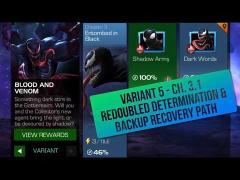Variant #5 Ch. 3.1 - Sentinel, Namor, Warlock, Night Thrasher, Luke Cage, Mysterio, Sym Spidy | MCOC