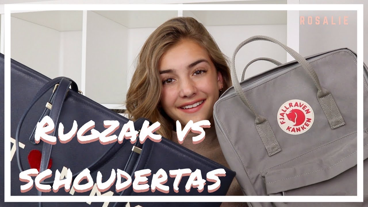 RUGZAK VS SCHOUDERTAS #BACKTOSCHOOL | R O S A L I E
