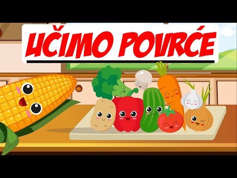 Učimo POVRĆE zajedno | Vrste povrća | Zabava za djecu