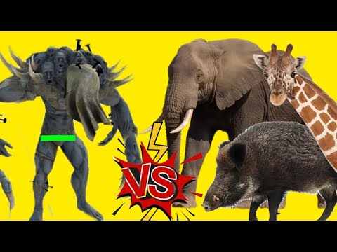 Scourge VS All modern mammals unit! ARBS mobile | Animal Revolt Battle Simulator