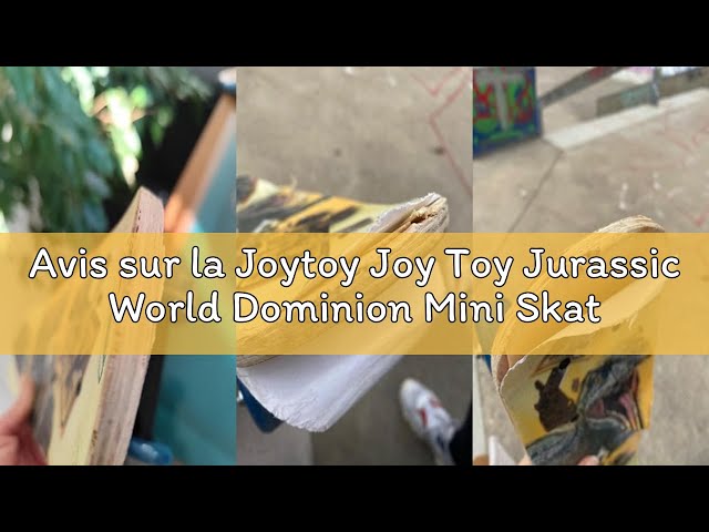 Vídeo relacionado con Joy Toy Jurassic World Dominion - Plantilla de luz LED (17 x 5 x 23 cm, ancha), color verde, azul, naranja y blanco