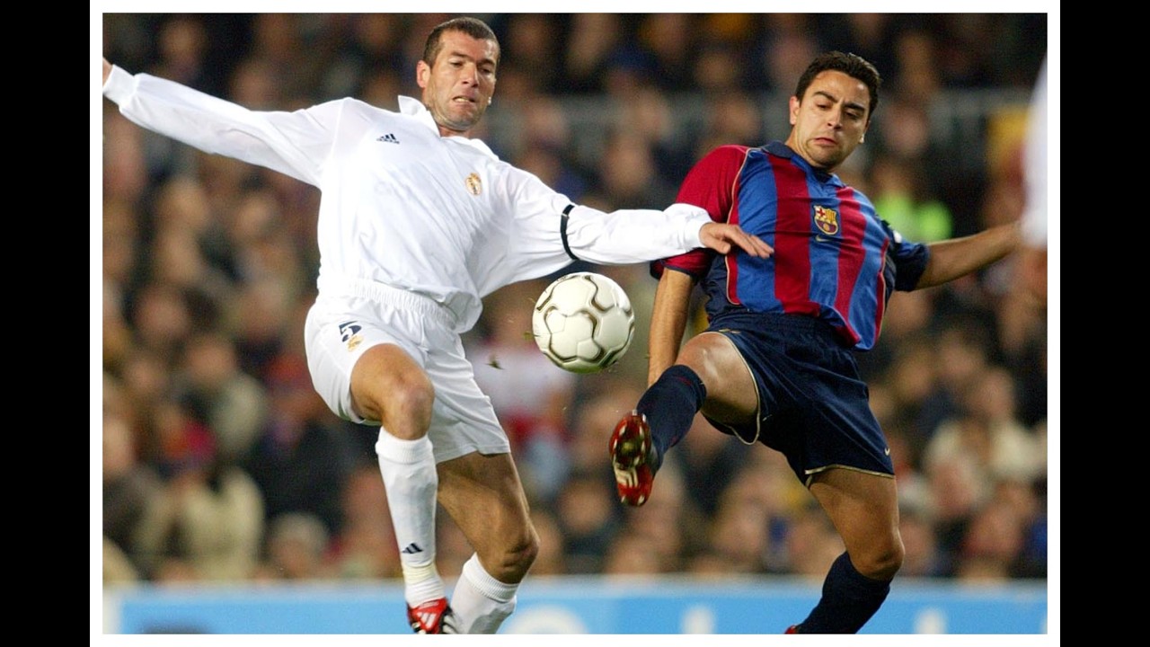 Xavi Was World Class Long Before Pep ● vs Real Madrid ● La Liga 01/02