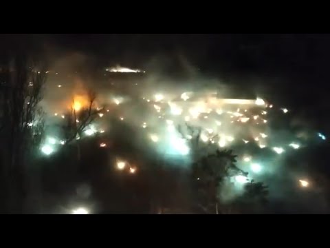 Russia Rains Incendiary Projectiles on Residential Areas in Kherson.