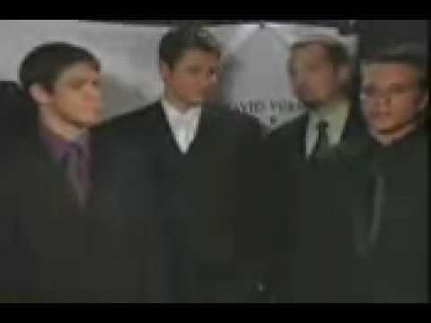 98Degrees talk on changing the world with Diane Ele 10/26/2000