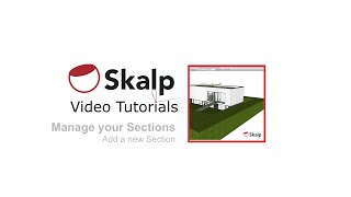 Skalp Video Tutorial: Add a new section