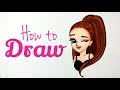 HOW TO DRAW ARIANA GRANDE Ariana Grande Drawing Tutorial