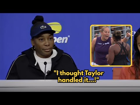 Venus Williams was asked about Townsend and Ostapenko situation.. Her answer..!