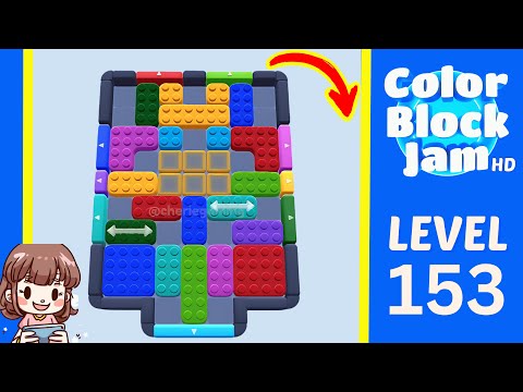 Color Block Jam Level 153 Solution Walkthrough