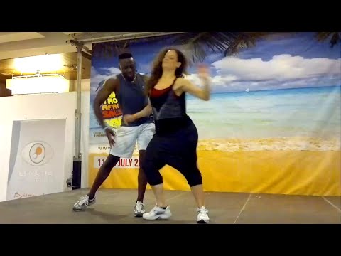 Salsa cubana footwork ( applied ) & partner work - Juan Jose Ortiz - Afrocuban salsa festival