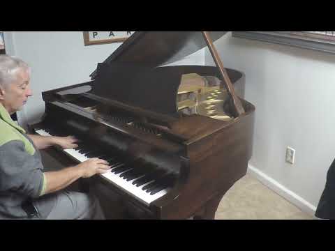 Steinway & Sons Model M – 5'7" Mahogany Grand Piano – Beautiful Tone – Exceptional Value image 14