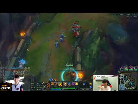 SKT Faker stream GangPlank, KDA 4/7/5, Apr 19, 2018
