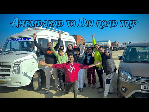 Ahemdabad to Diu Beach 🏖️| Road trip with family