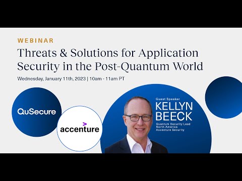 Webinar: Threats & Solutions for Application Security in the Post Quantum World