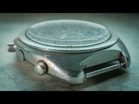 Restoring Weld-Damaged Vintage Seiko Watch - 1970s Chronograph - Cal 6139