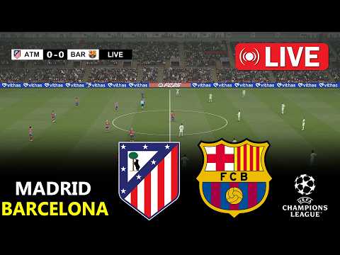 Atletico De Madrid vs Barcelona | Champions League 2026 | PES 21 Simulation Gameplay