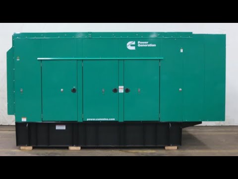 Used Cummins DQHAB 300 kW diesel generator QSM11-G4 EPA Tier 3 engine, 248 Hrs, Yr 2012 CSDG # 3631