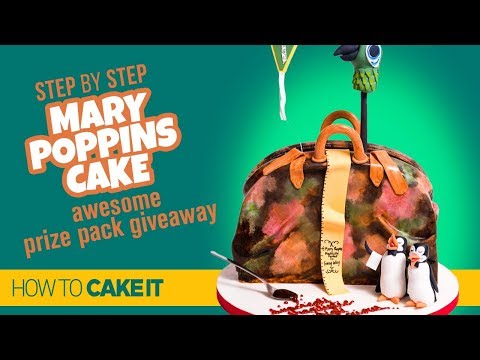 Mary Poppins Cake by Shannon Murphy | GIVEAWAY TIME! | How To Cake It Step By Step