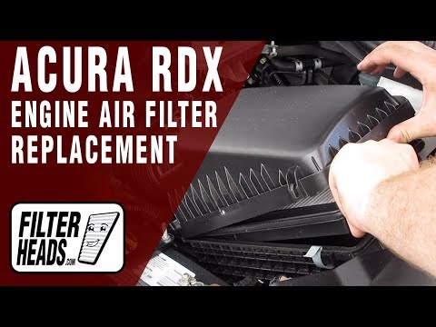 How to Replace Engine Air Filter 2013 Acura RDX V6 3.5L | A36276, AF5218