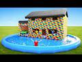 I Turned My Lego House Into A WATERPARK